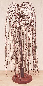 CWI Gifts Weeping Willow Tree, 24-Inch, Burgundy