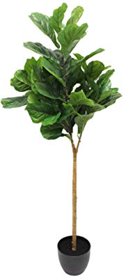 5 Foot Fiddle Leaf Fig Tree - Realistic Artificial Home Decor